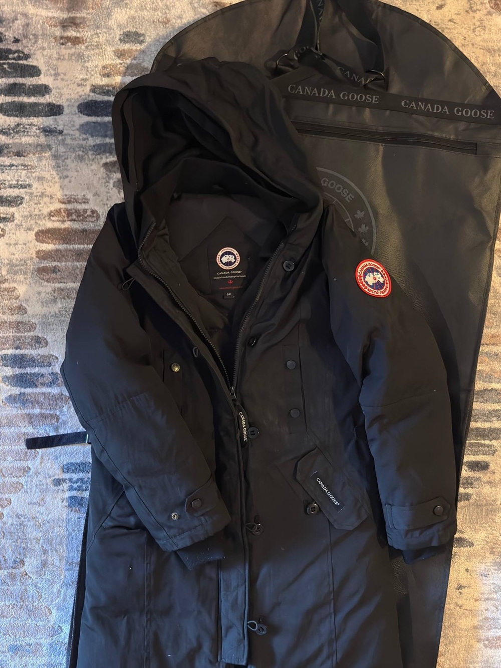 Canada Goose Men’s Black Parka Jacket